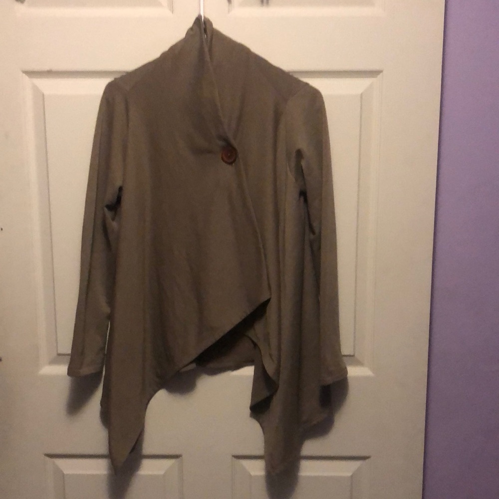 Bobeau Wrap Cardigan Small